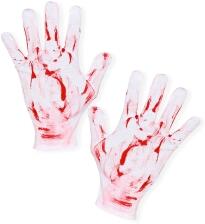 Halloween Karneval Blutige Handschuhe