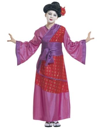 Karneval Mädchen Kostüm Geisha Chinesin China Girl