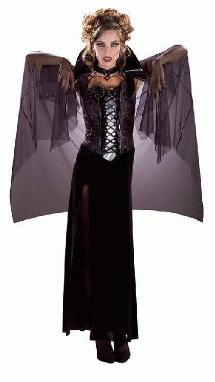 Karneval Halloween Damen Kost&uuml;m MIDNIGHT VAMPIRA