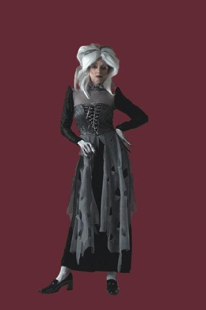 Karneval Halloween Damen Kost&uuml;m TOTE HERZOGIN