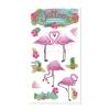 Karneval Tattoo Pink Flamingo
