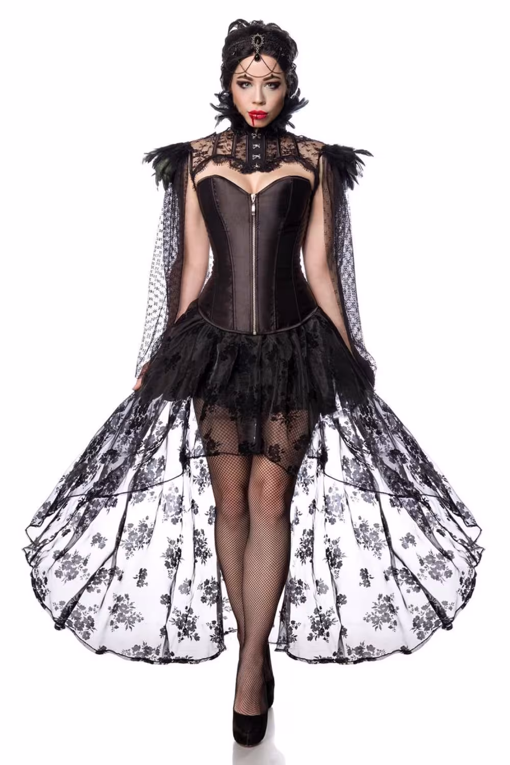 Mask Paradise Karneval Halloween Damen Kost&uuml;m Vampire Queen