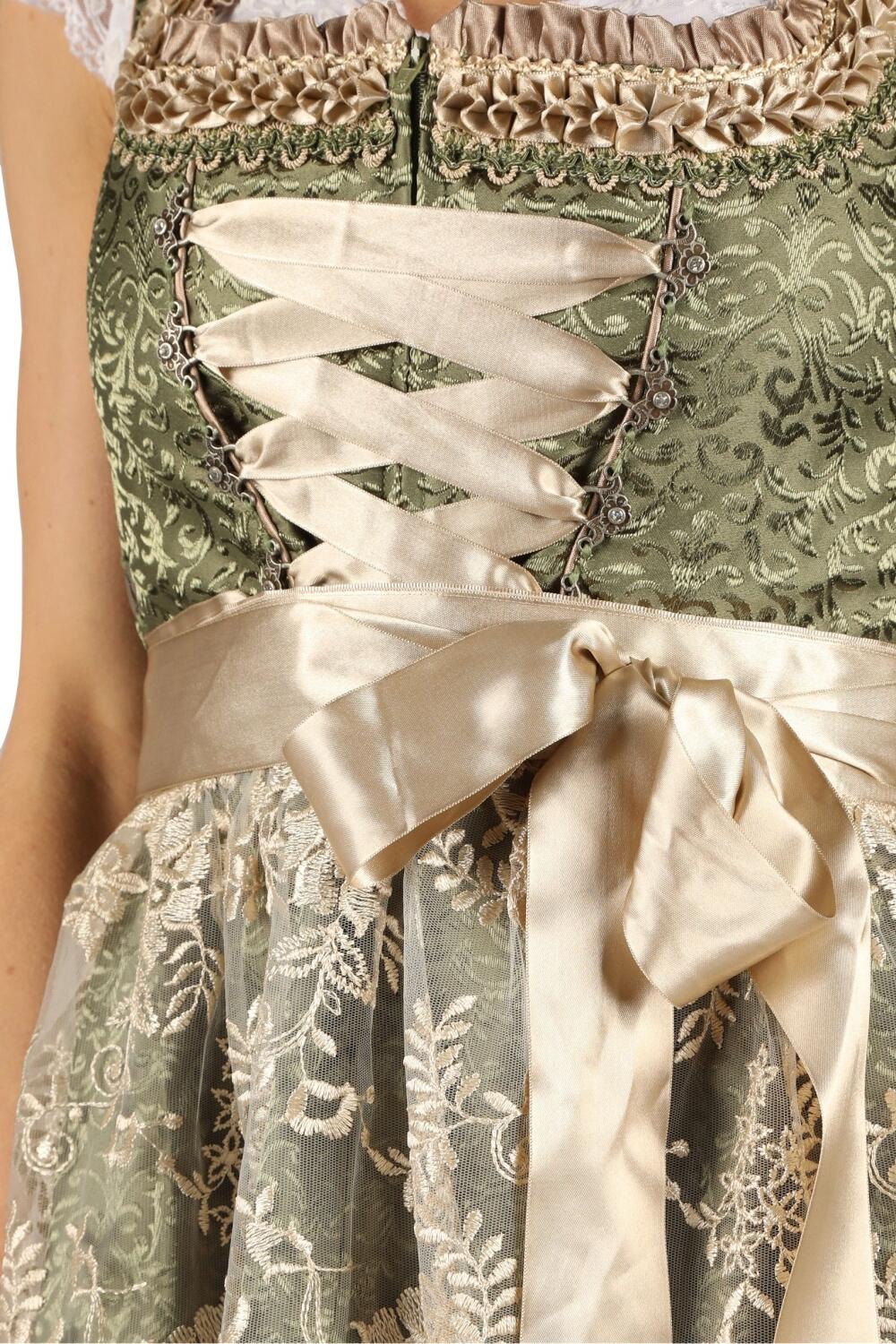 Thetru Oktoberfest Damen Dirndl-Kleid Emilia grün