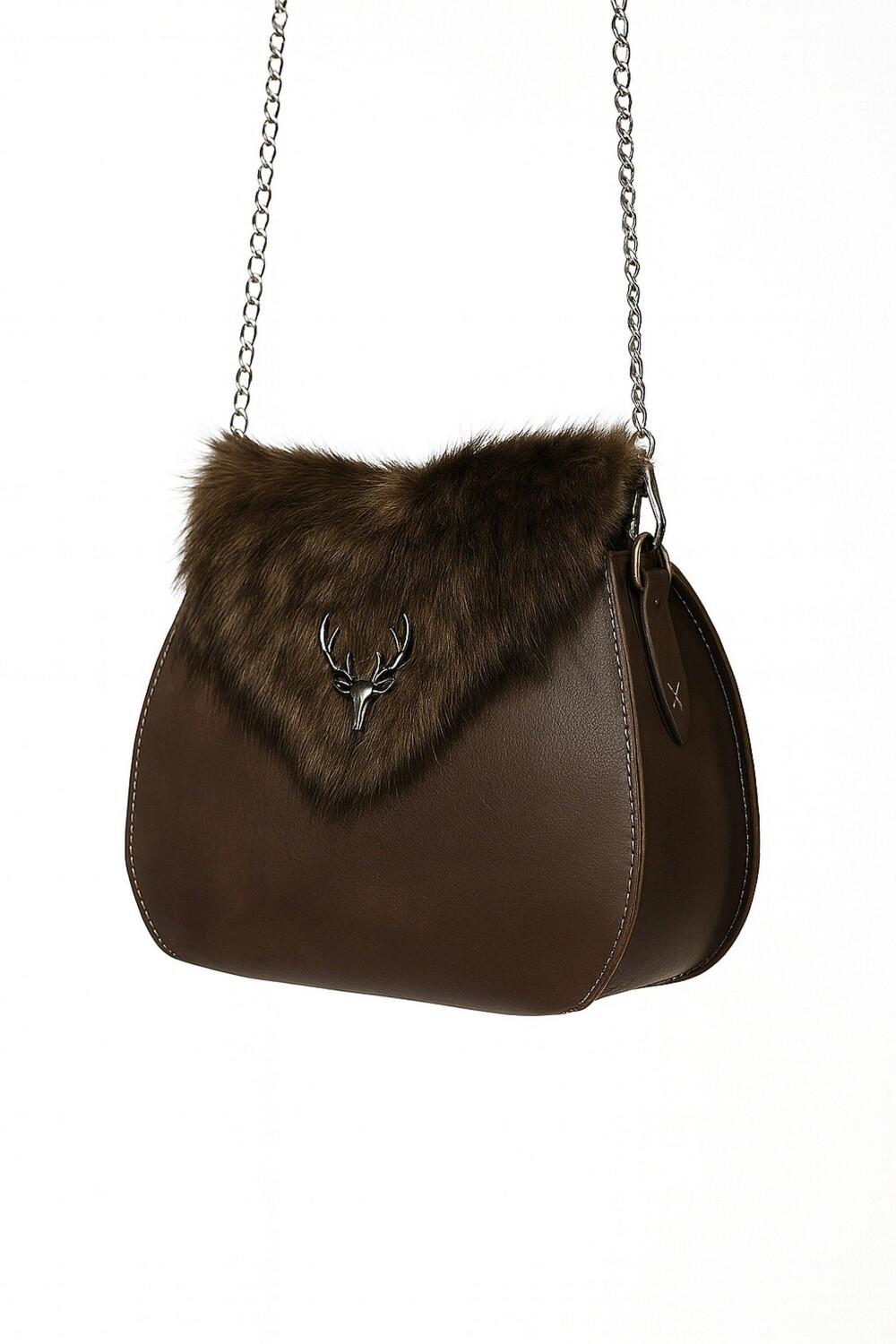 Thetru Oktoberfest Trachten-Tasche Therese braun