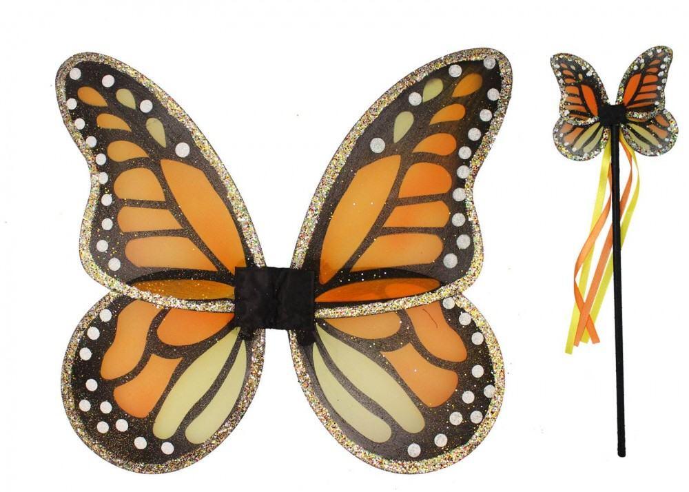 Great Pretenders Flügel Set Schmetterling Monarch für Kinder