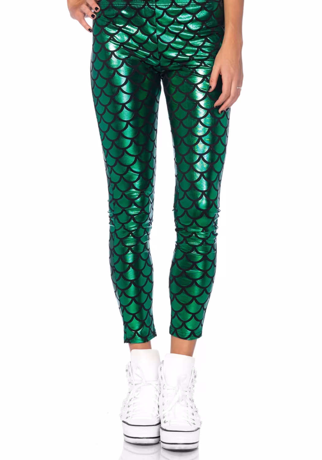 Leg Avenue Karneval Damen Leggings Meerjungfrau