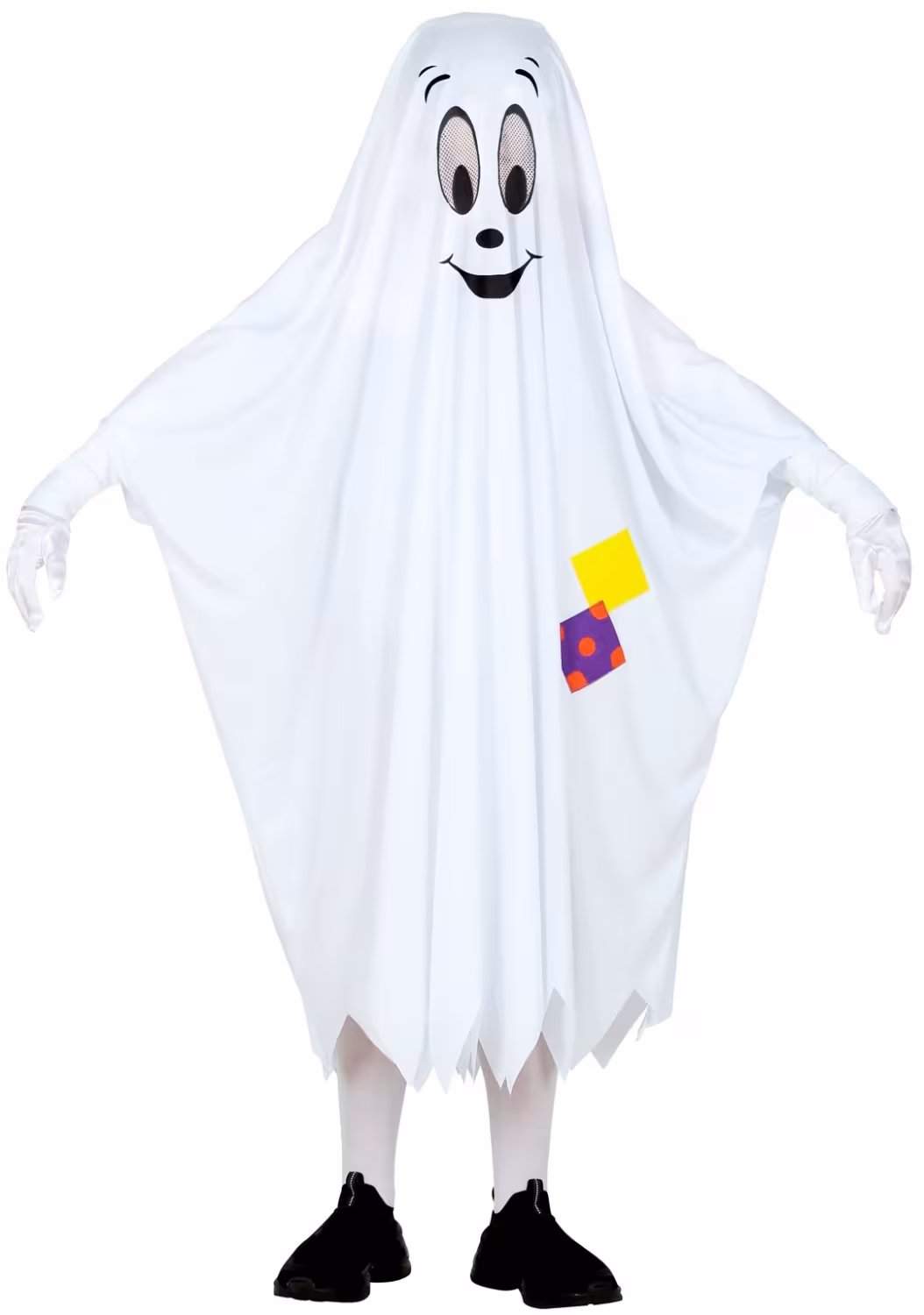 Karneval Halloween Kinder Kost&uuml;m Geist Poncho