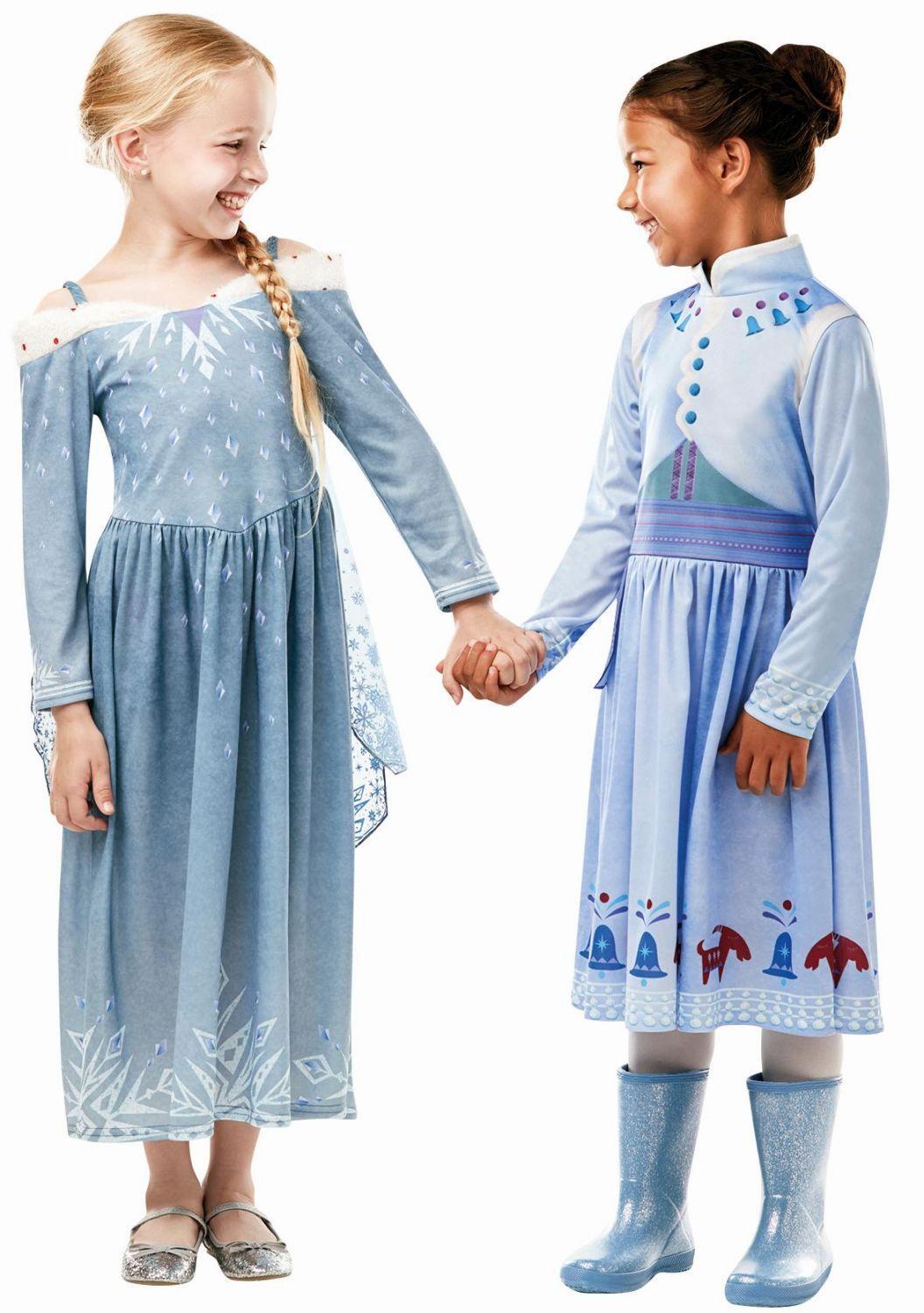 Karneval Mädchen Kostüm Elsa Frozen Olaf