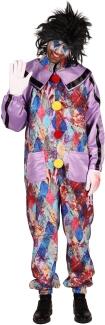 Thetru Karneval Halloween Herren Kostüm Böser Clown August
