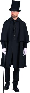 Thetru Karneval Halloween Herren Kostüm Kutscher Mantel