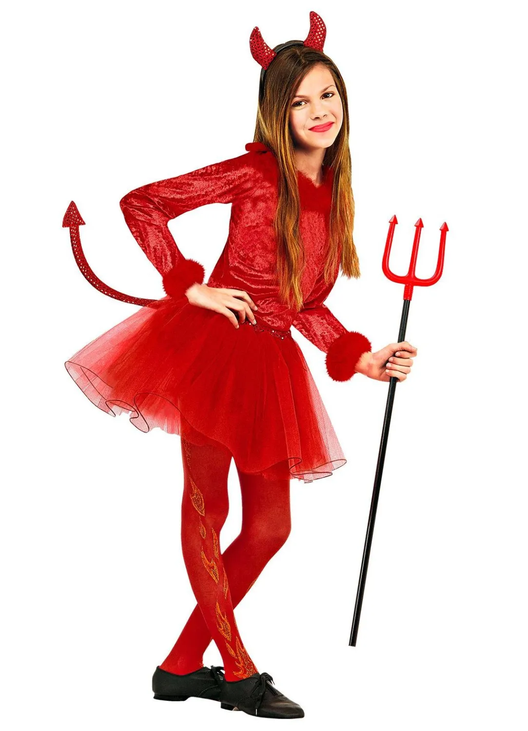 Karneval Halloween M&auml;dchen Kost&uuml;m Teufel