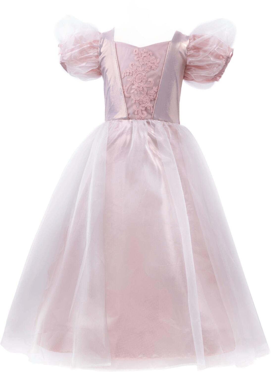 Karneval M&auml;dchen Kost&uuml;m Prinzessin Ballkleid Platin