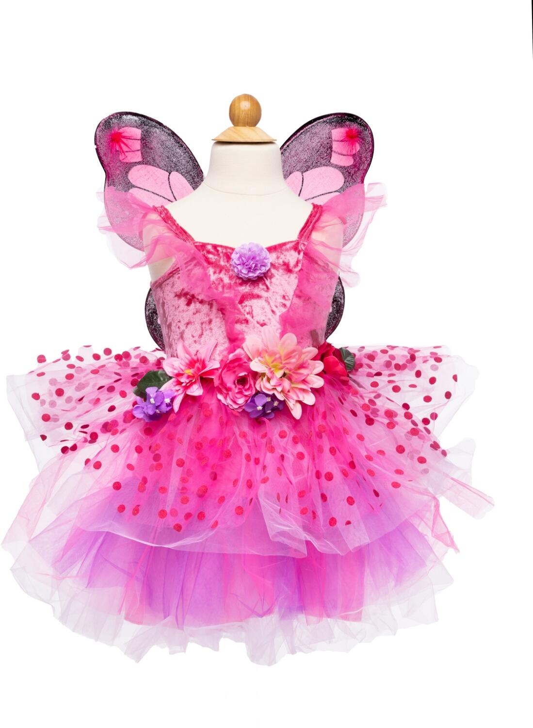 Karneval M&auml;dchen Kost&uuml;m Fee Deluxe pink