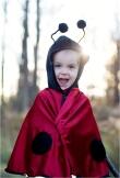 Karneval Baby Kostüm Marienkäfer Cape