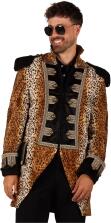 Thetru Karneval Herren Kost&uuml;m Jacke Frack Panther King Leo