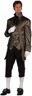 Thetru Karneval Herren Kostüm Marquis Versailles schwarz gold