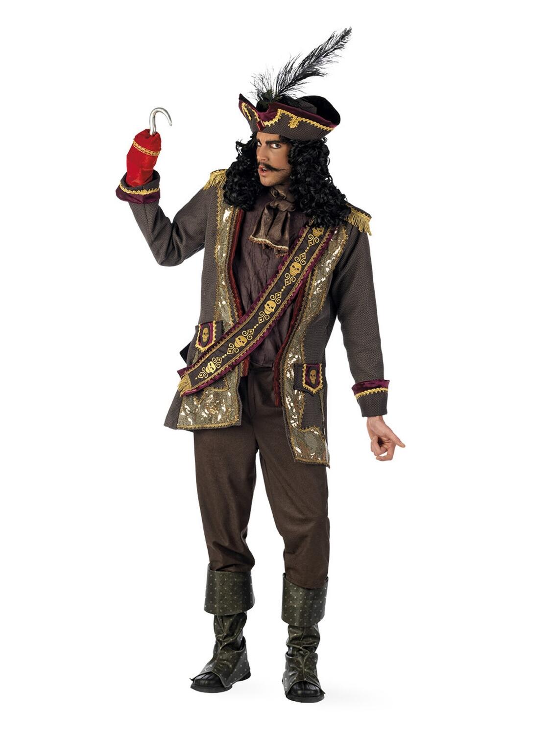 Karneval Herren Kost&uuml;m Pirat Captain Hook