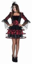 Karneval Halloween Damen Kost&uuml;m Gothic Girl