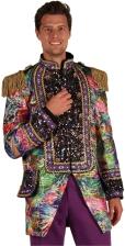 Thetru Karneval Herren Kost&uuml;m Jacke Frack Carnevale Fiesta lila