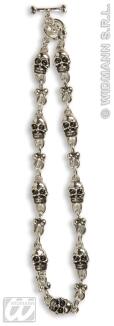Karneval Halloween Kette Skulls