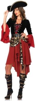 Leg Avenue Karneval Halloween Damen Kostüm Piratin Cruel Seas