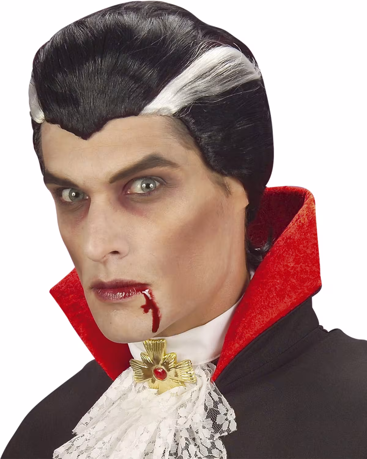 Karneval Halloween Herren Per&uuml;cke Vampir