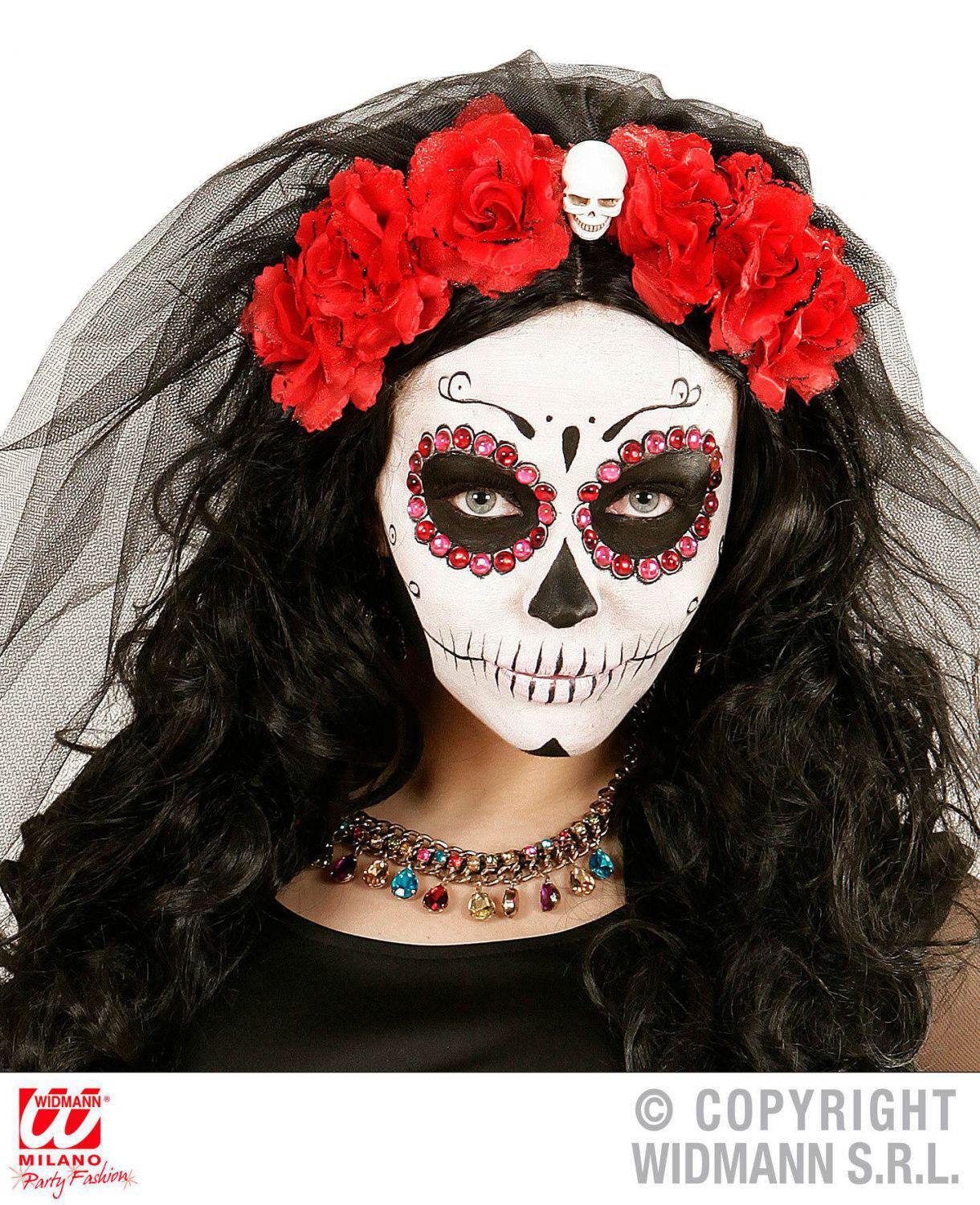 Widmann Halsband Goldene Kette mit farbigen Steinen