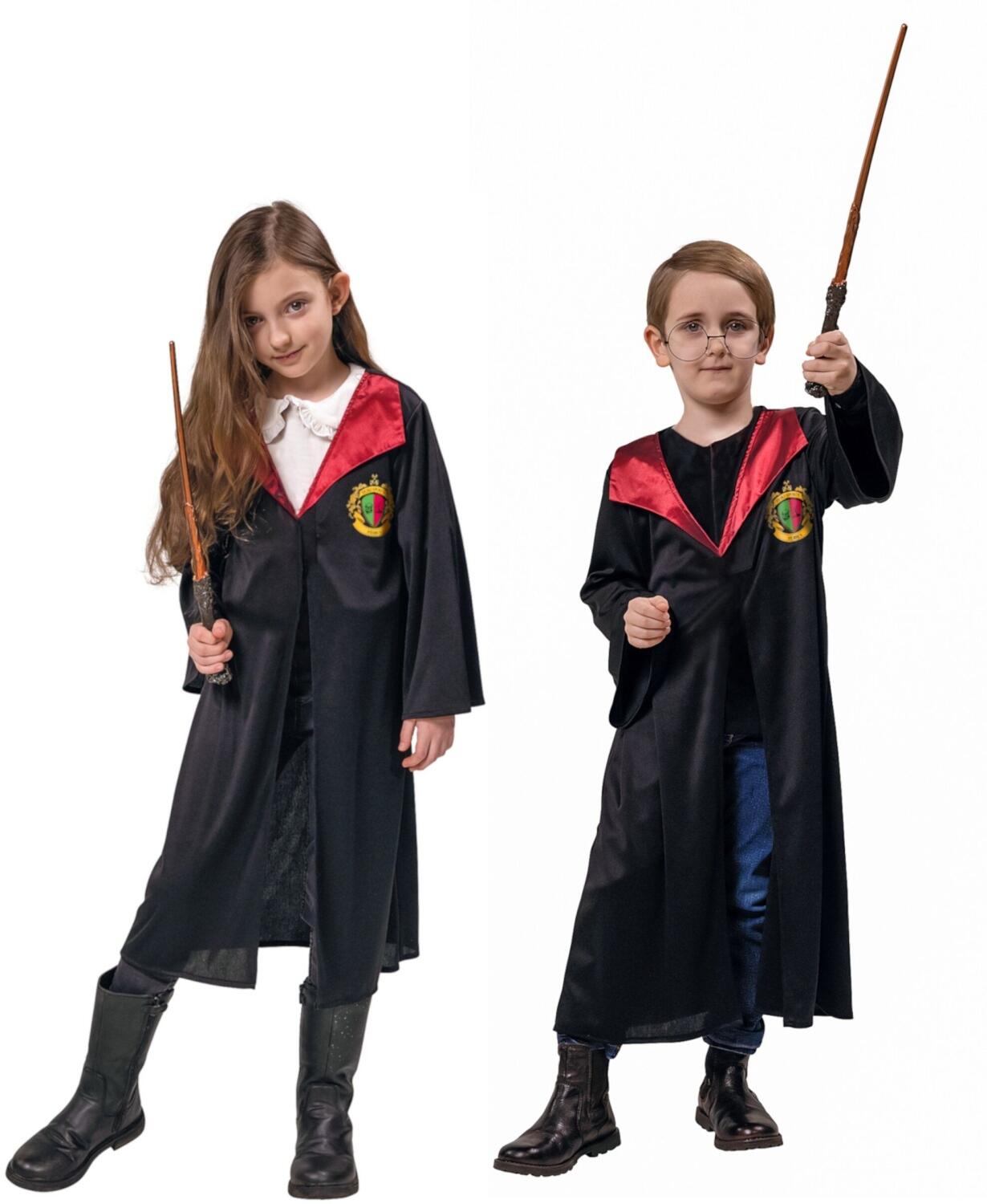 Karneval Halloween Kinder Kost&uuml;m Zauber-Sch&uuml;ler