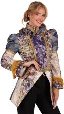 Thetru Karneval Damen Jacke Frack Amadea lila