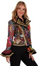 Thetru Karneval Damen Kost&uuml;m Jacke Patchwork Fiesta