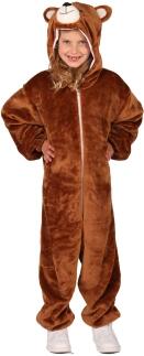 Thetru Karneval Kinder Kostüm Overall Plüsch Bär
