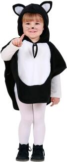 Karneval Kinder Kostüm Katze Poncho