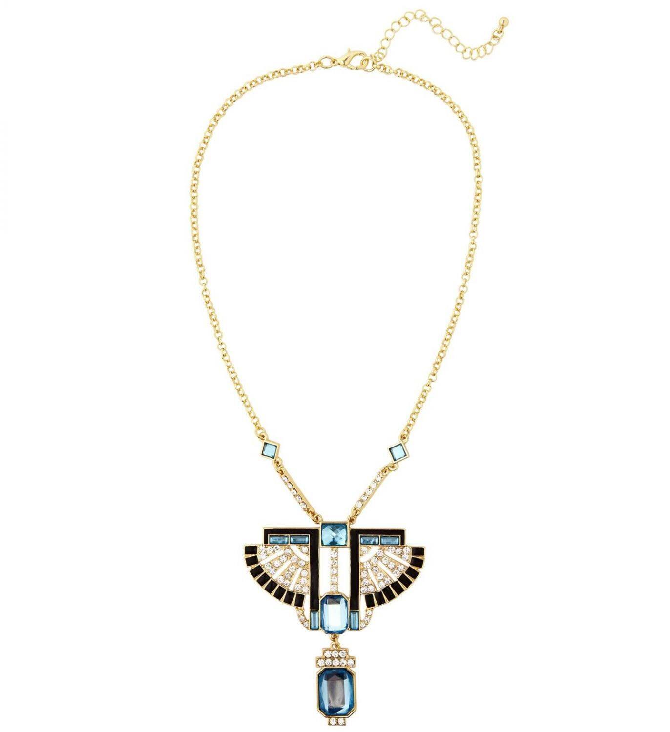Collier Indien Widmann – Accessoire Pour Costume Wild West, Fête Costumée, Carnaval, Taille Unique, Bois Et Polyester