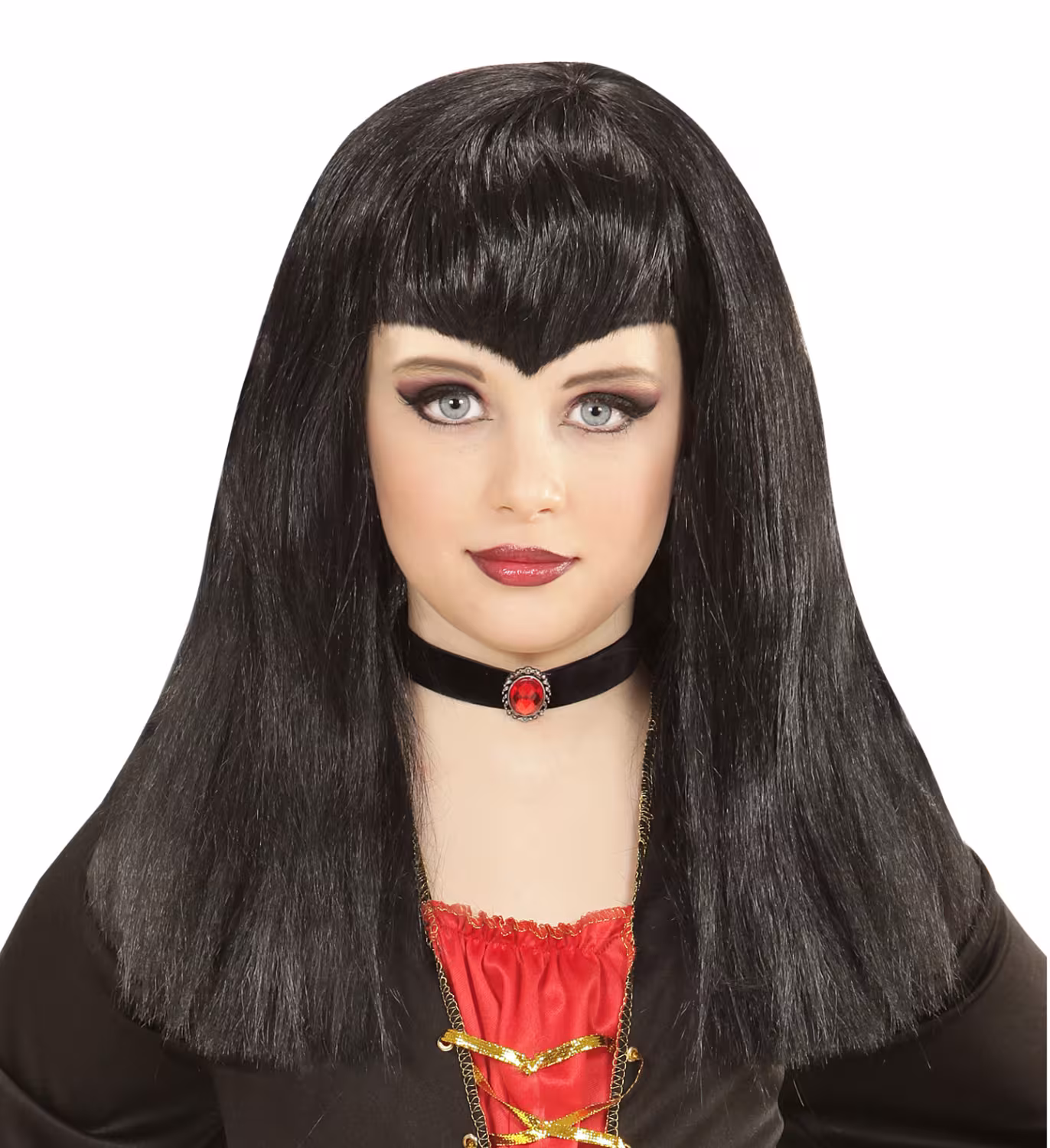 Karneval Halloween Kinder Per&uuml;cke Vampirin