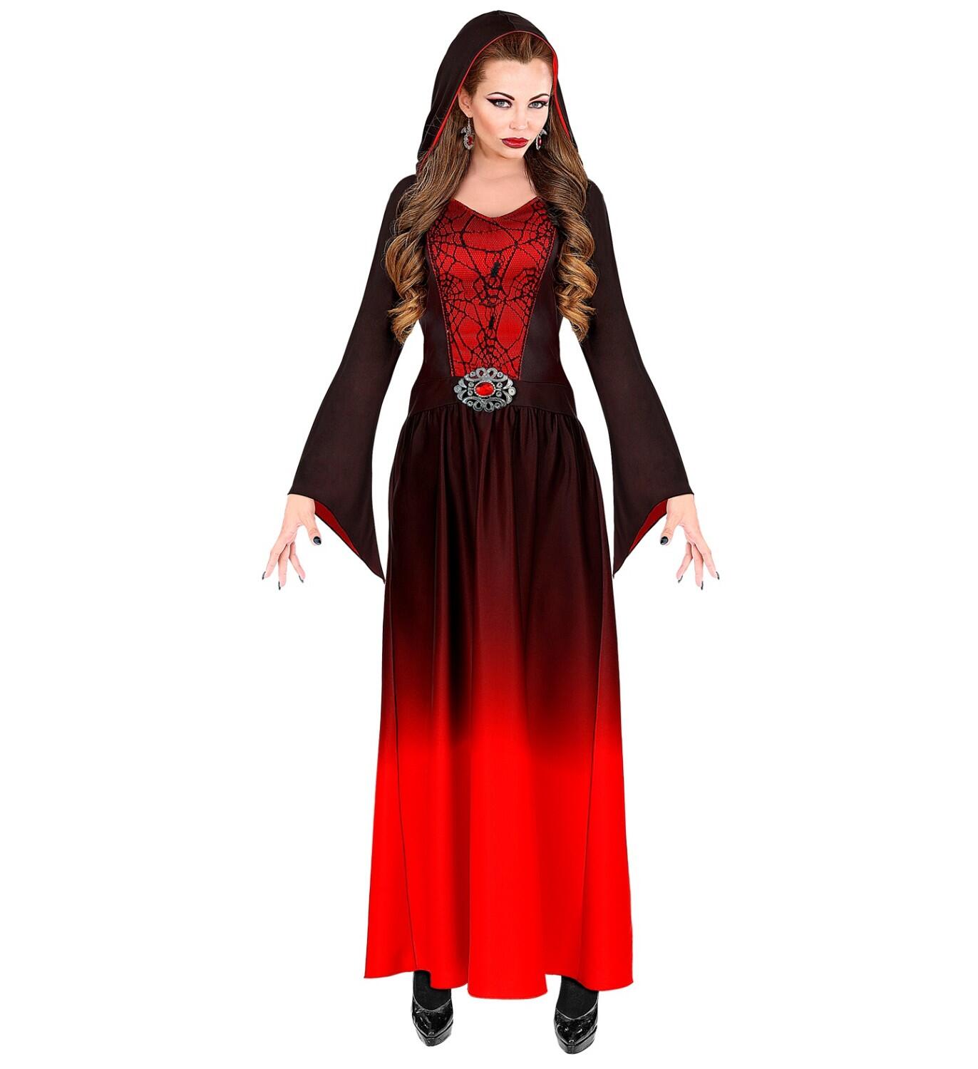 Widmann Karneval Halloween Damen Kost&uuml;m Gothic Lady rot