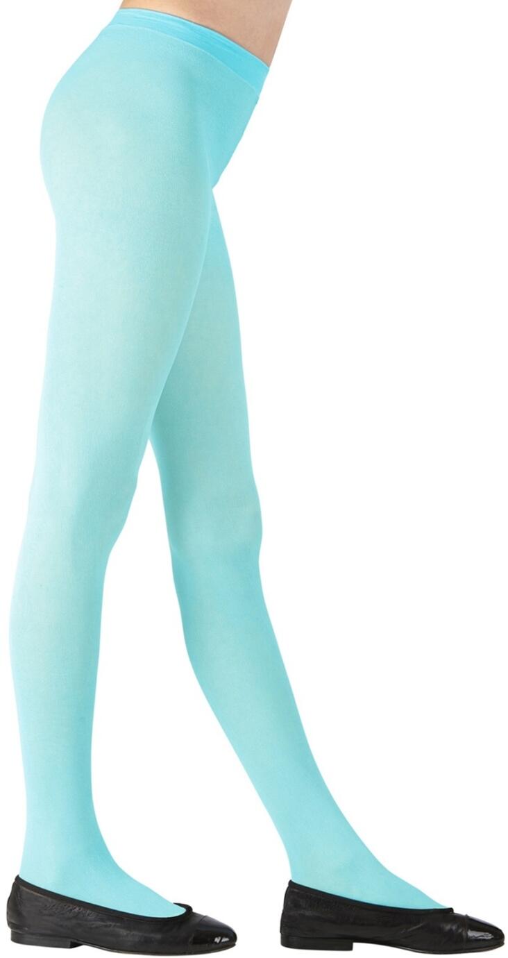 Karneval Kinder Strumpfhose türkis