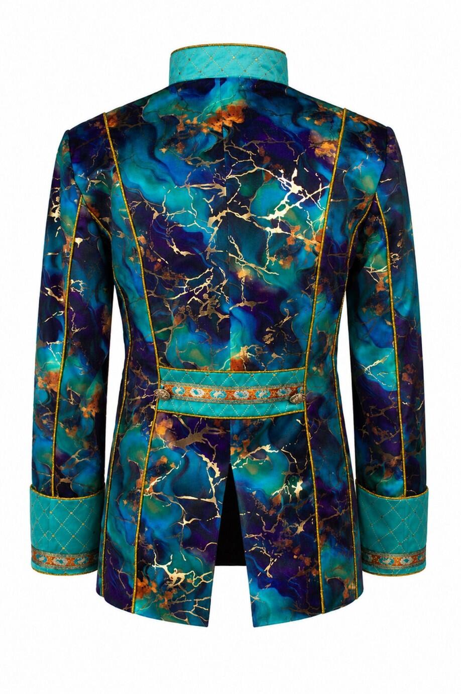Thetru Karneval Herren Kostüm Jacke Thunder Lightning hinten