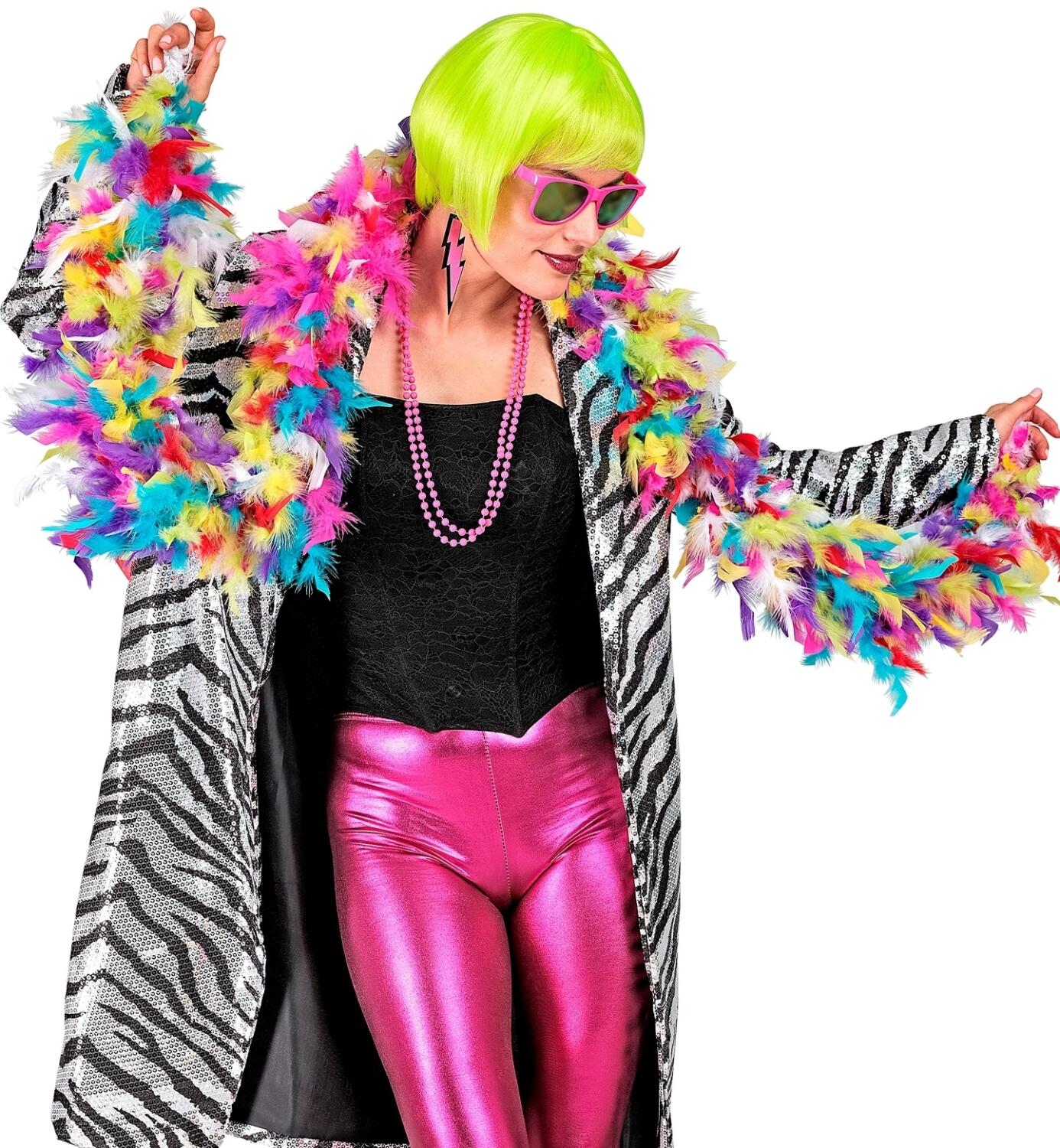 Widmann Karneval Federboa bunt