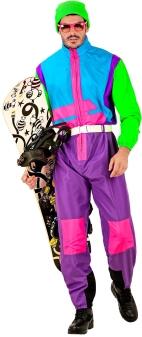 Karneval Herren Kostüm Overall Snowboarder