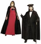 Karneval Halloween Samt Cape unisex