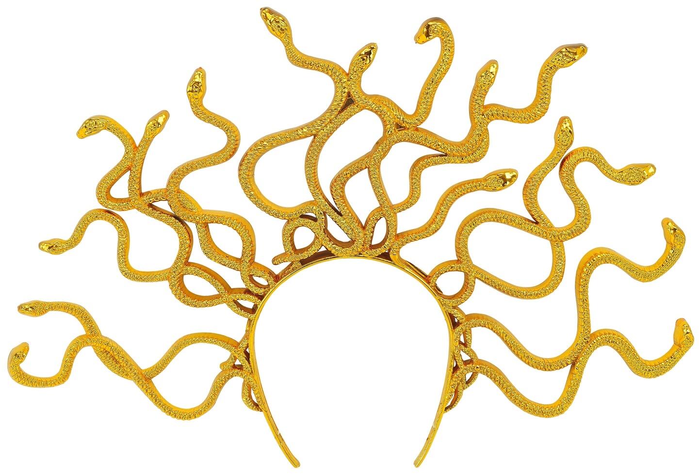 Karneval Halloween Haarreif Medusa