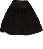 Thetru Karneval Damen Petticoat Rock Glitzer schwarz