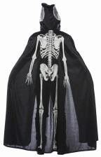Karneval Halloween Kinder Cape Leuchtendes Skelett