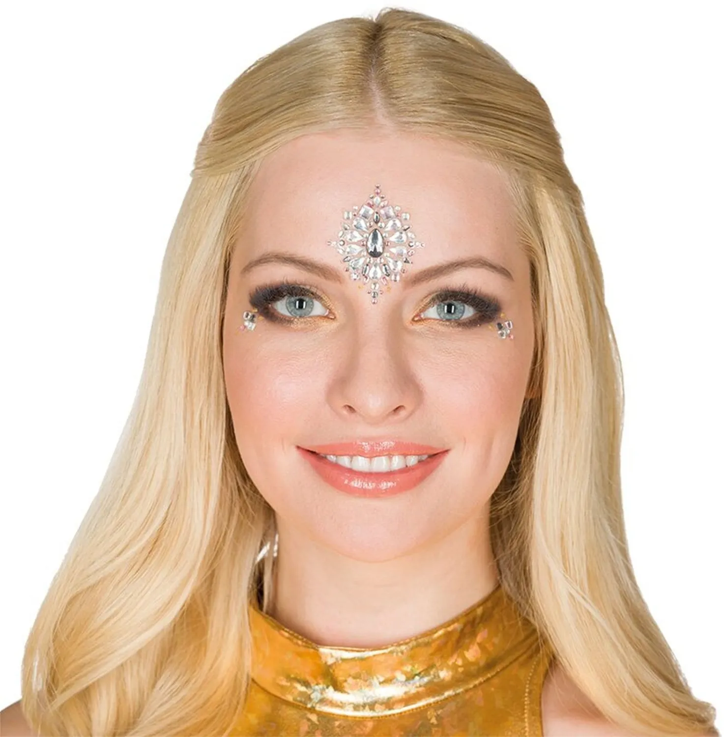 Festival Jewel-Sticker Gesicht Moonlight