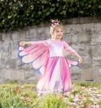 Karneval Mädchen Kostüm Schmetterling rosa