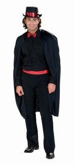 Karneval Halloween schwarzer Umhang