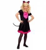 Karneval Mädchen Kostüm Katze Kitty Kat