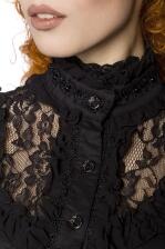 Damen Steampunk Gothic Bluse
