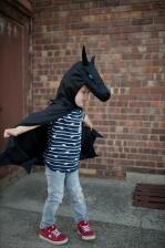Great Pretenders Karneval Halloween Kinder Kostüm Drache schwarz