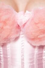Karneval Damen Kostüm Zuckerwatte Cotton Candy Girl